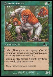 Simian Grunts⁣ - Urza's Legacy⁣ (Common)⁣ [113]