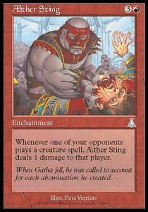 Aether Sting⁣ - Urza's Destiny⁣ (Uncommon)⁣ [76]