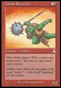 Goblin Berserker⁣ - Urza's Destiny⁣ (Uncommon)⁣ [82]
