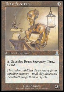 Brass Secretary⁣ - Urza's Destiny⁣ (Uncommon)⁣ [128]