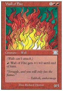 Wall of Fire - Sixth Edition (Uncommon) [6ED-216]