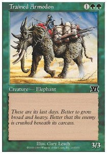 Trained Armodon - Sixth Edition (Common) [6ED-257]