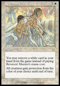 Reverent Mantra⁣ - Mercadian Masques⁣ (Rare)⁣ [44]