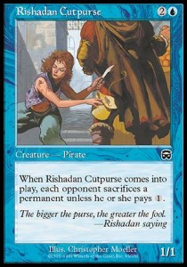 Rishadan Cutpurse⁣ - Mercadian Masques⁣ (Common)⁣ [93]