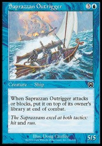 Saprazzan Outrigger⁣ - Mercadian Masques⁣ (Common)⁣ [101]