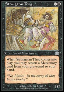 Strongarm Thug⁣ - Mercadian Masques⁣ (Uncommon)⁣ [165]