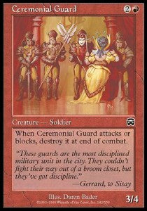 Ceremonial Guard⁣ - Mercadian Masques⁣ (Common)⁣ [182]