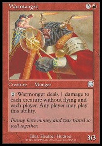 Warmonger⁣ - Mercadian Masques⁣ (Uncommon)⁣ [225]