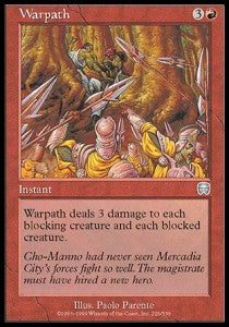 Warpath⁣ - Mercadian Masques⁣ (Uncommon)⁣ [226]