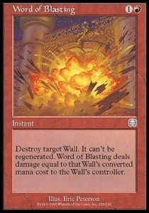 Word of Blasting⁣ - Mercadian Masques⁣ (Uncommon)⁣ [228]
