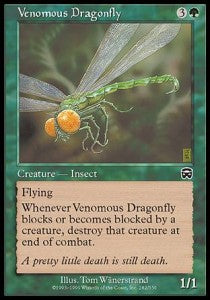 Venomous Dragonfly⁣ - Mercadian Masques⁣ (Common)⁣ [282]