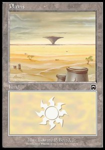 Plains (V.4)⁣ - Mercadian Masques⁣ (Land)⁣ [334]