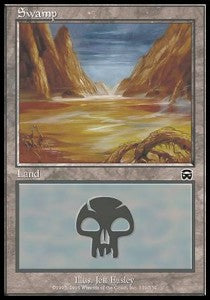 Swamp (V.1)⁣ - Mercadian Masques⁣ (Land)⁣ [339]