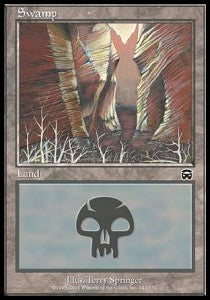 Swamp (V.4)⁣ - Mercadian Masques⁣ (Land)⁣ [342]