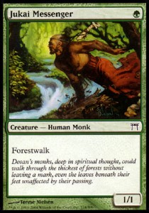 Jukai Messenger⁣ - Champions of Kamigawa⁣ (Common)⁣ [218]