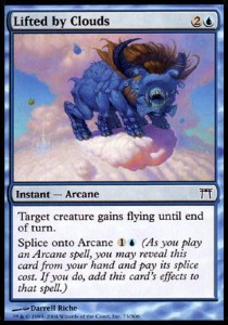 Lifted by Clouds⁣ - Champions of Kamigawa⁣ (Common)⁣ [73]