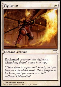 Vigilance⁣ - Champions of Kamigawa⁣ (Common)⁣ [49]