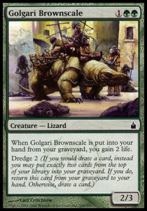 Golgari Brownscale⁣ - Ravnica: City of Guilds⁣ (Common)⁣ [166]