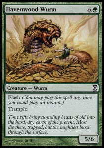 Havenwood Wurm⁣ - Time Spiral⁣ (Common)⁣ [199]