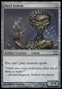 Steel Golem⁣ - Tenth Edition⁣ (Uncommon)⁣ [344]