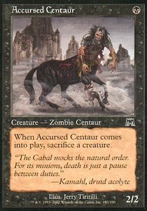 Accursed Centaur⁣ - Onslaught⁣ (Common)⁣ [123]