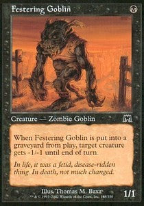 Festering Goblin⁣ - Onslaught⁣ (Common)⁣ [148]
