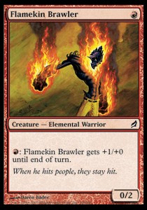 Flamekin Brawler⁣ - Lorwyn⁣ (Common)⁣ [166]