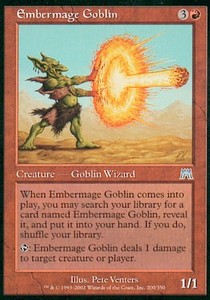 Embermage Goblin⁣ - Onslaught⁣ (Uncommon)⁣ [200]
