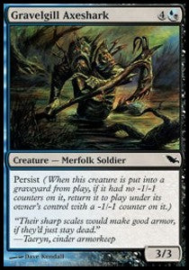 Gravelgill Axeshark⁣ - Shadowmoor⁣ (Common)⁣ [164]