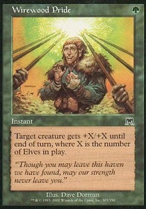 Wirewood Pride⁣ - Onslaught⁣ (Common)⁣ [303]