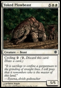 Yoked Plowbeast⁣ - Shards of Alara⁣ (Common)⁣ [31]