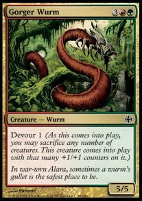 Gorger Wurm⁣ - Alara Reborn⁣ (Common)⁣ [56]