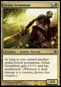 Grixis Grimblade⁣ - Alara Reborn⁣ (Common)⁣ [134]