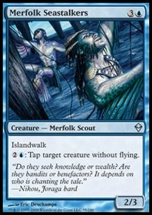Merfolk Seastalkers⁣ - Zendikar⁣ (Uncommon)⁣ [55]