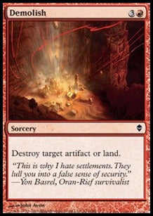 Demolish⁣ - Zendikar⁣ (Common)⁣ [121]
