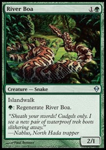River Boa⁣ - Zendikar⁣ (Uncommon)⁣ [180]