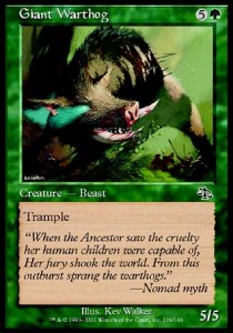 Giant Warthog⁣ - Judgment⁣ (Common)⁣ [118]