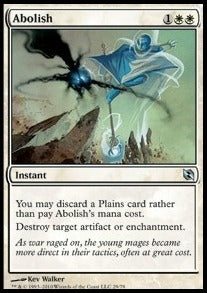 Abolish - Duel Decks: Elspeth vs. Tezzeret (Uncommon) [DDF-29]