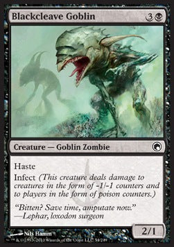 Blackcleave Goblin⁣ - Scars of Mirrodin⁣ (Common)⁣ [54]