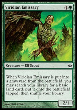 Viridian Emissary⁣ - Mirrodin Besieged⁣ (Common)⁣ [95]