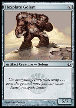 Hexplate Golem⁣ - Mirrodin Besieged⁣ (Common)⁣ [109]