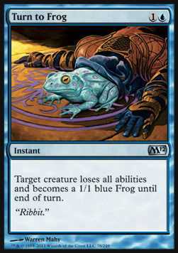 Turn to Frog⁣ - Magic 2012⁣ (Uncommon)⁣ [78]
