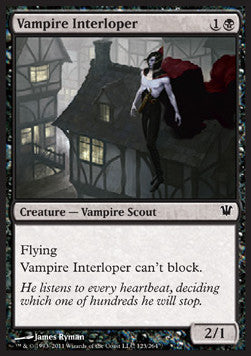 Vampire Interloper⁣ - Innistrad⁣ (Common)⁣ [123]