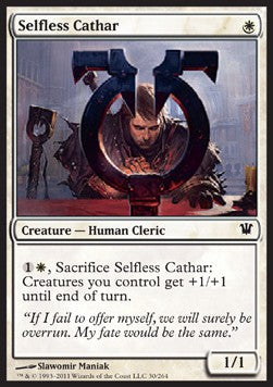 Selfless Cathar⁣ - Innistrad⁣ (Common)⁣ [30]