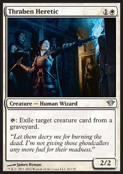Thraben Heretic⁣ - Dark Ascension⁣ (Uncommon)⁣ [26]