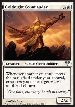 Goldnight Commander⁣ - Avacyn Restored⁣ (Uncommon)⁣ [22]