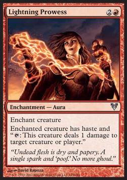 Lightning Prowess⁣ - Avacyn Restored⁣ (Uncommon)⁣ [145]