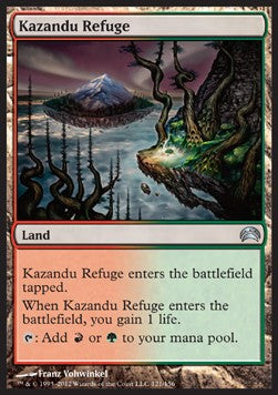 Kazandu Refuge⁣ - Planechase 2012⁣ (Uncommon)⁣ [121]