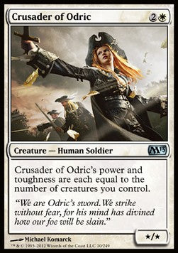 Crusader of Odric⁣ - Magic 2013⁣ (Uncommon)⁣ [10]