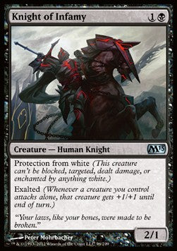 Knight of Infamy - Magic 2013 (Uncommon) [M13-96]